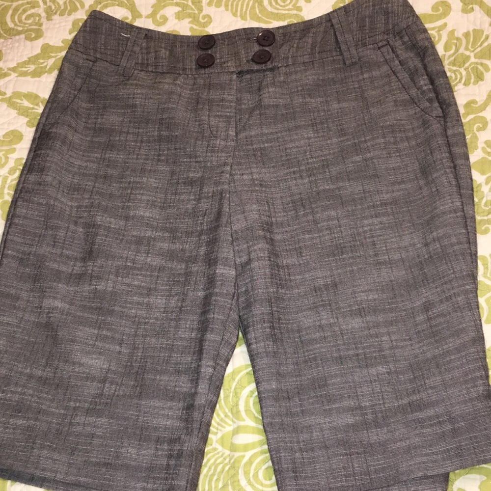 Gray dress capris size 8P